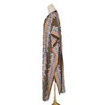 thumbnail image 5 of Beach Boho Print Long Bikini Cover Up Batwing Sleeve Suit Coverup V-Neck for Women Kaftan Oversized Maxi Dress Vacation for Sun for Protection, 5 of 11