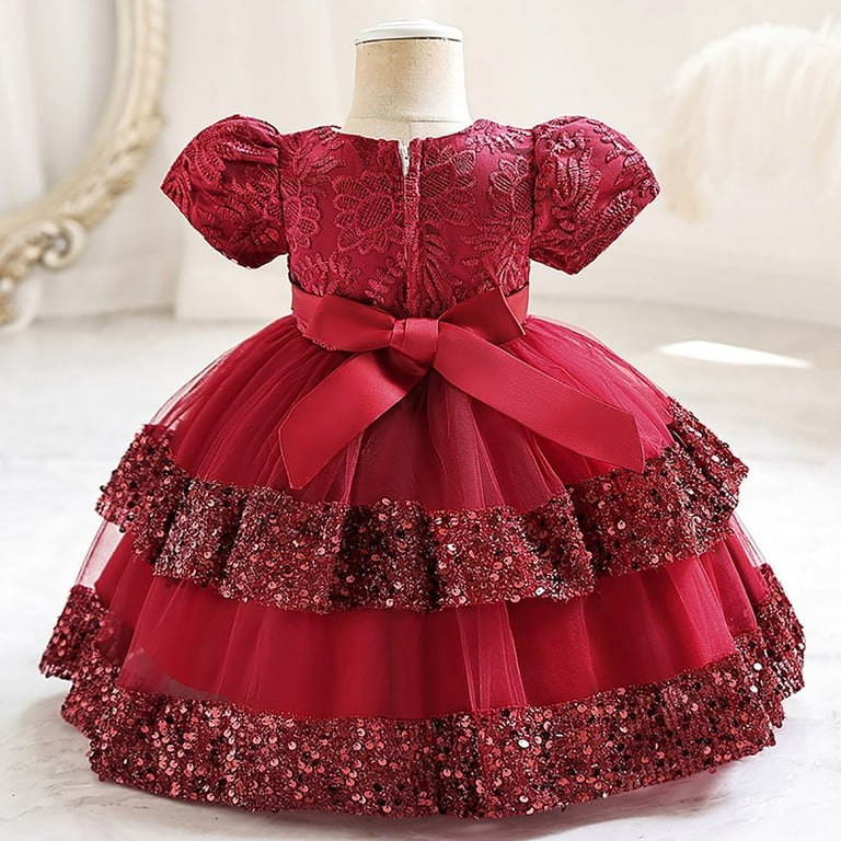 knee length dresses for ladies Farida Red Lace Maxi Dress - US 10 main image 0