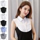 thumbnail image 2 of Cuellos de camisa falsos desmontables para hombre y mujer: accesorios versátiles, poliéster, 38 x 34 cm, para uso profesional y formal., 2 of 5
