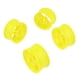 thumbnail image 1 of 4 piezas HSP94123 con 4 colores de llanta y cubo de rueda para coche - Amarillo, 1 of 9