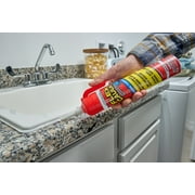 Flex Caulk Clear Silicone Sealant, 6.6 oz, Adjustable Trigger Flow Nozzle, Waterproof All-Purpose Indoor & Outdoor Use