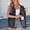 *C-Black,Blue, variant on Women's Denim Vest with Ruffle Trim,Casual Sleeveless Loose Top A-Blue,Womens Plus L