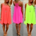 thumbnail image 3 of Women Beach Dress Fluorescence Female Summer Dress Chiffon Voile Women Dress Summer Style Women Clothing Large Size, 3 of 5