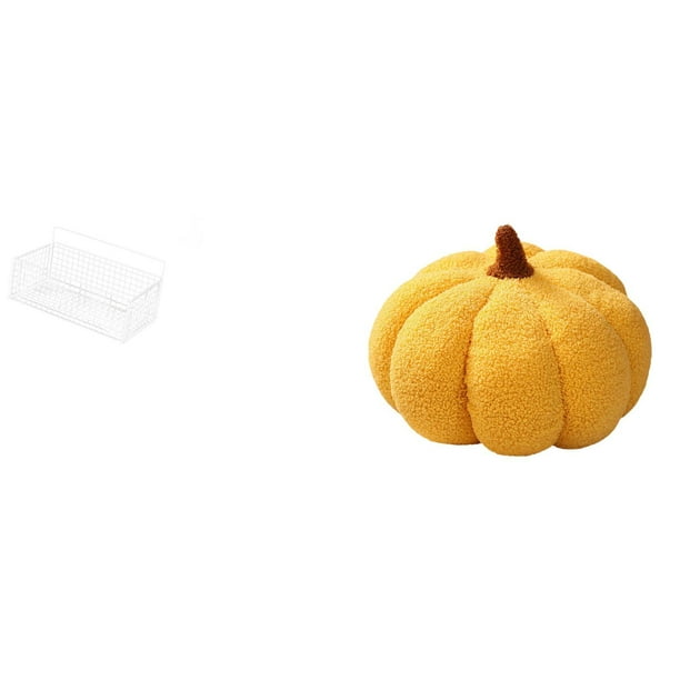 Cesta de almacenamiento colgante,Cesta de almacenamiento para gabinete organizador de pared colgante,Almohadas de calabaza de Halloween,Almohadas de calabaza de Halloween Decoración del hogar