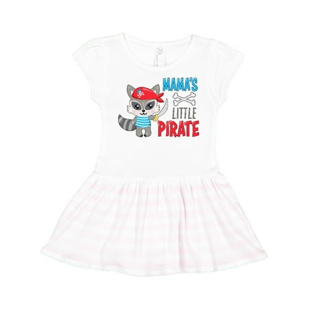 

Inktastic Mama s Little Pirate Cute Raccoon with Sword Gift Toddler Girl Dress