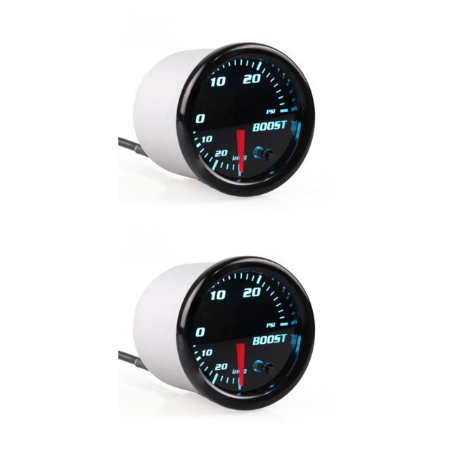 Medidor de impulso de turbos digitales Scienceny 2piezas PSI del turbocompresor