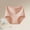 Pink, variant on Avrnliq Womens 100% Cotton High Waisted Underwear High Cut Brief Seamless Embossed Tummy Control Soft Breathable Plus Size M-XXXL Gray,Size 2XL