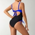 thumbnail image 3 of Women's Slim Retro Pleated Swimsuit - with Breast Pad, for Beach & Pool, 3 of 5