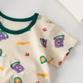 thumbnail image 3 of Staki Boys T Shirts Toddler Boys Graphic Tee Shirts Cotton Short Sleeve Crewneck Tops for Little Boys 2T 3T 4T Beige,7-8 Years, 3 of 4