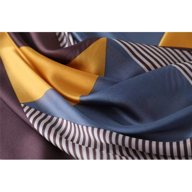Silk Scarf 100% Mulberry Silk Fashion Scarves Long Lightweight Shawl Wrap 