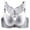Gray, variant on Wireless Bras for Women Push Up Solid Bra Wire Free Underwire Bras Front Closure Butterfly Backless Bra