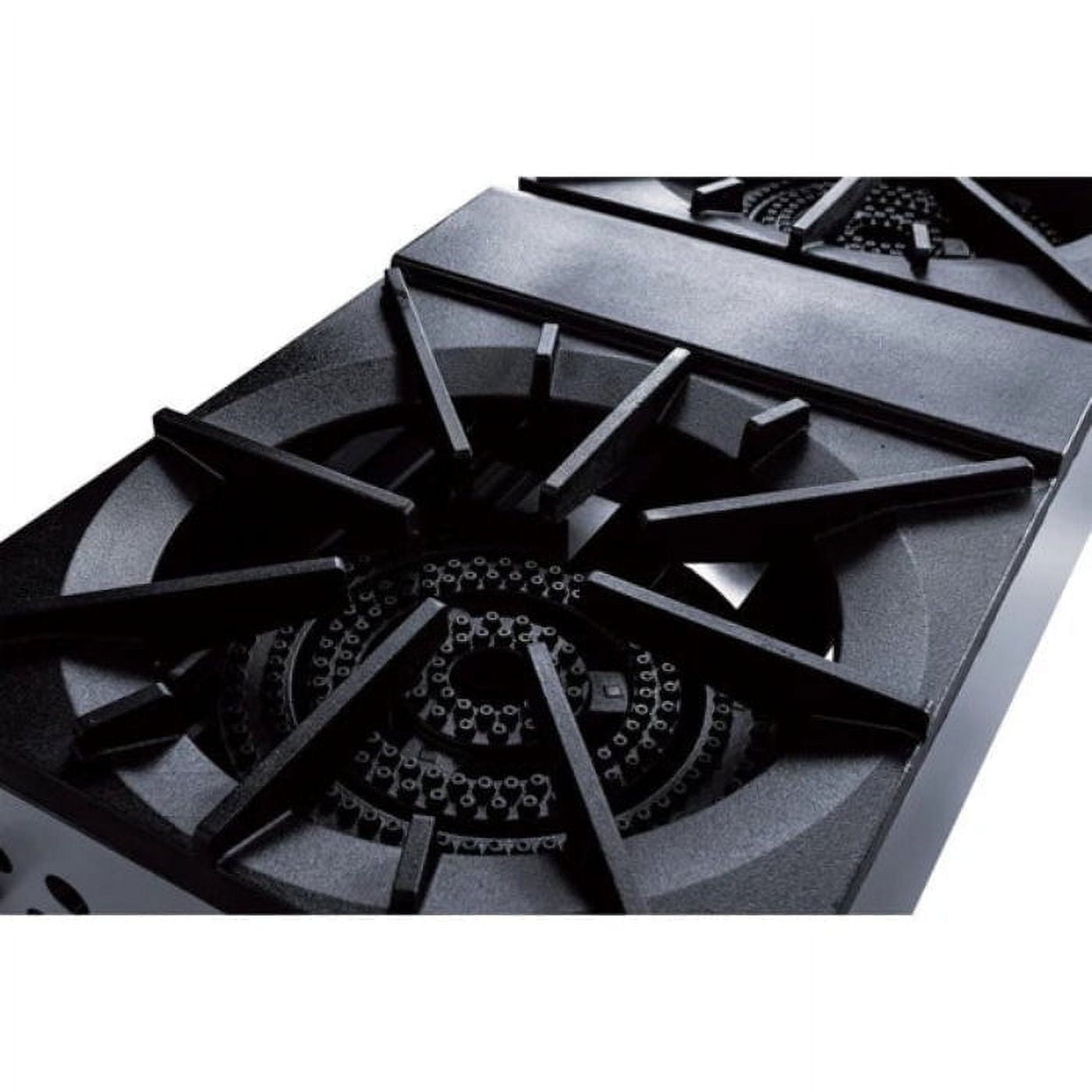 Dukers DCSPA1 Stock Pot Range - 80,000 BTU, Dual Cast Iron Burners, Stainless Steel Construction