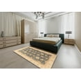 thumbnail image 4 of Ahgly Company Indoor Rectangle Abstract Dark Almond Brown Oriental Area Rugs, 7' x 10', 4 of 6