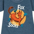 thumbnail image 3 of Fox In Socks Jumping  - Girls Ss Fleece Dress, 3 of 6