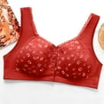thumbnail image 3 of SCSAlgin Daisy Bras for Older Women Floral Bra Wireless Front Closure Bras for Senior Daisy Comfort Tshirt Bra, 3 of 7