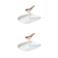 thumbnail image 4 of Naiovety Estante para tapa de olla, soporte de cocina, organizador, mostrador, soporte de organización, blanco Blanco 2piezas, 4 of 6