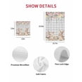 thumbnail image 7 of Easter Rabbits Kitchen Dish Towels for Drying Dishes Set of 2, Spring Floral Butterfly Animal Gray Plaid Waffle Weave Microfiber Hand Tea Bathroom Towels Quick Dry & Absorbent Towel 12x12, 7 of 7