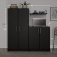 thumbnail image 3 of Prepac Black Elite Storage Cabinet Set J - 2 pc, 3 of 8