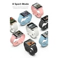 thumbnail image 3 of Reloj inteligente a prueba de agua, reloj deportivo con rastreador de actividad física con salud, deportes, monitor de sueño, conteo de pasos Adepaton LRWJ523-3, 3 of 8