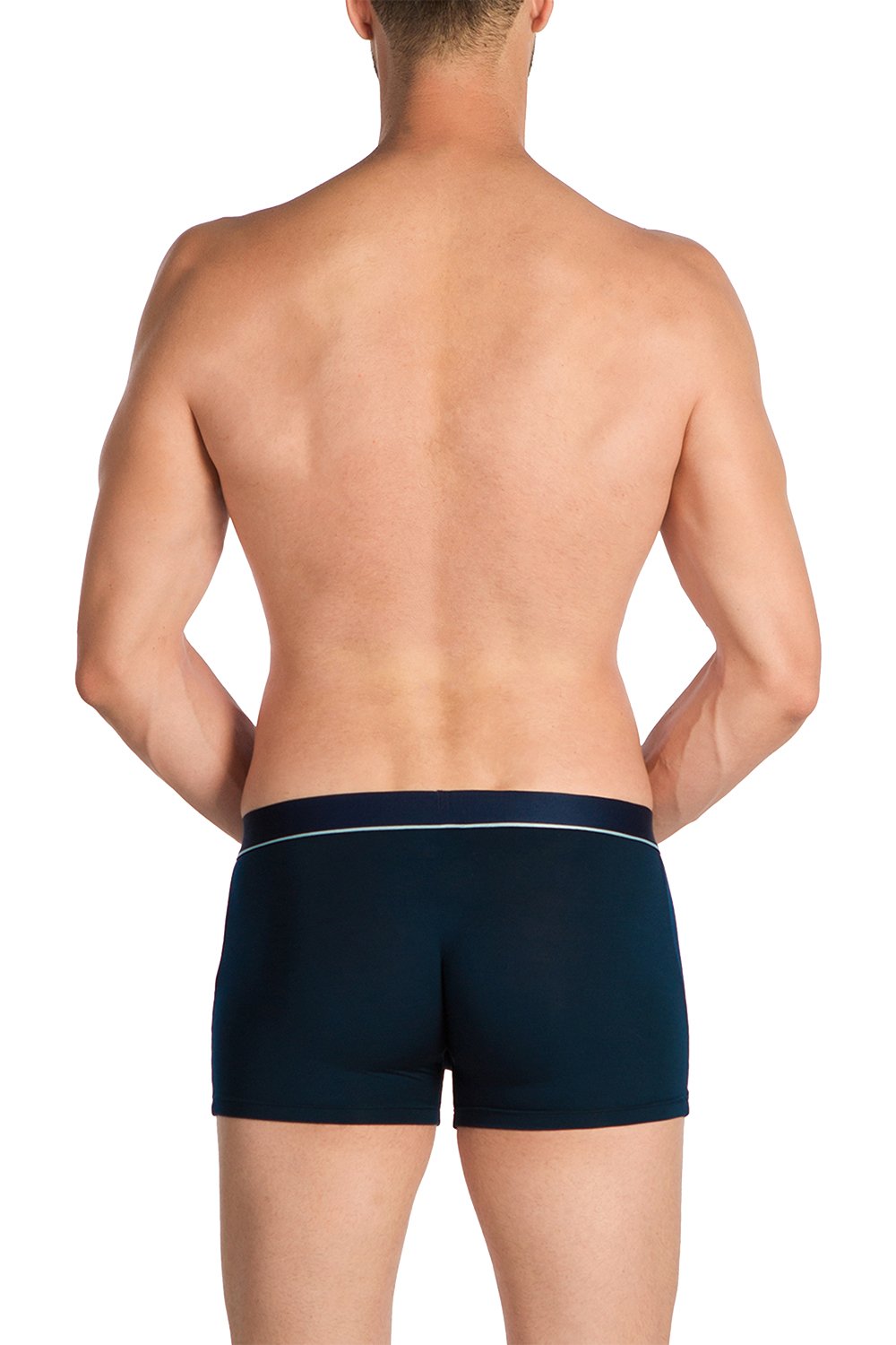 Obviously PrimeMan AnatoMAX Boxer Uomo - Gamba Corta 3 Pollici (Nero)