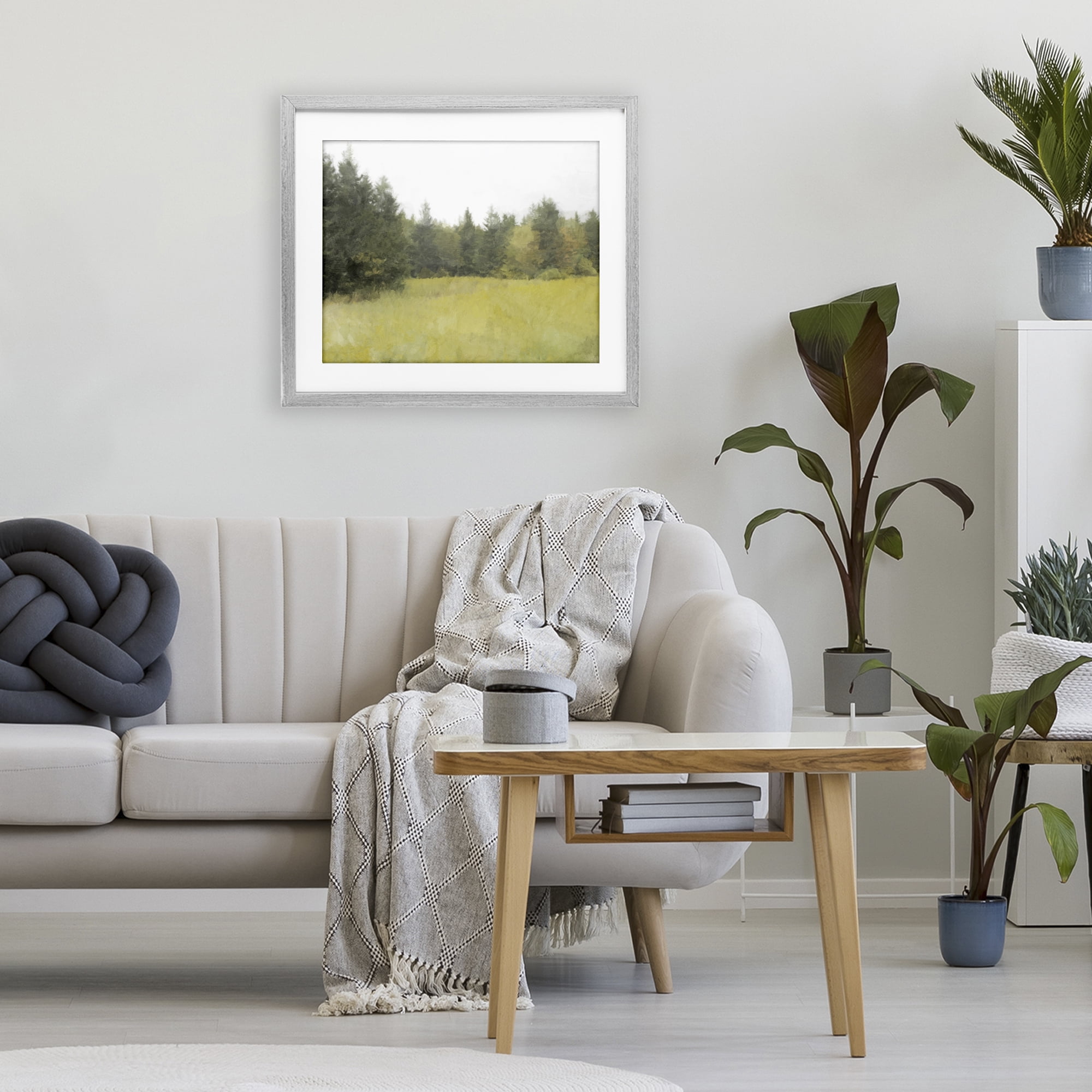 Stupell Industries The Forest's Vast Clearing Gray Framed Print Under Glass, design by Kim Curinga