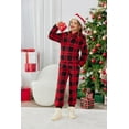 thumbnail image 2 of Oudiya Girls 2 Piece Sweatsuit Outfits Bear Ear Fuzzy Long Sleeve Hoodie Sweatshirt and Sweatpant Clothing Set for Kids 5-13Y, 2 of 7
