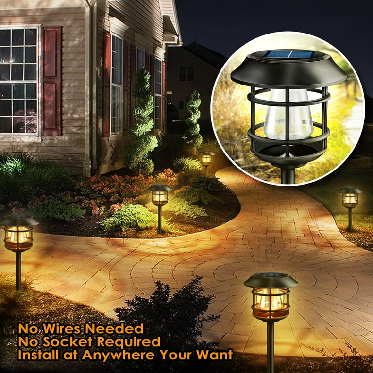 LIGHTSMAX Solar Ground Lights,8 LEDS Solar Disk Lights Powered Waterproof Garden Pathway Outdoor In-Ground Lights for Yard,Deck,Lawn,Patio and Walkway,White (4 Pack) (White) LIGHTSMAX Solar Ground Lights,8 LEDS Solar Disk Lights Powered Waterproof Garden Pathway Outdoor In-Ground Lights for Yard,Deck,Lawn,Patio and Walkway,White (4 Pack) (White)