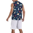 thumbnail image 2 of Naloa Sea Creatures Basketball Jersey Reversible Men's Mesh Athletic Sports Shirts Training Practice S-4XL3X-Large, 2 of 6