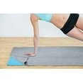 thumbnail image 4 of Blue Non-Slip Microfiber Hot Yoga Towel with Carry Bag, 4 of 7