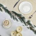 thumbnail image 4 of FastXmas 77.5 In Christmas Artificial Vines Decoration Vivid Artificial Pine Leaves Rattan Christmas Pendant Ornaments Realistic Pine-Branches Vines Decorations for Fireplace Xmas Ladder Stairs Party, 4 of 6