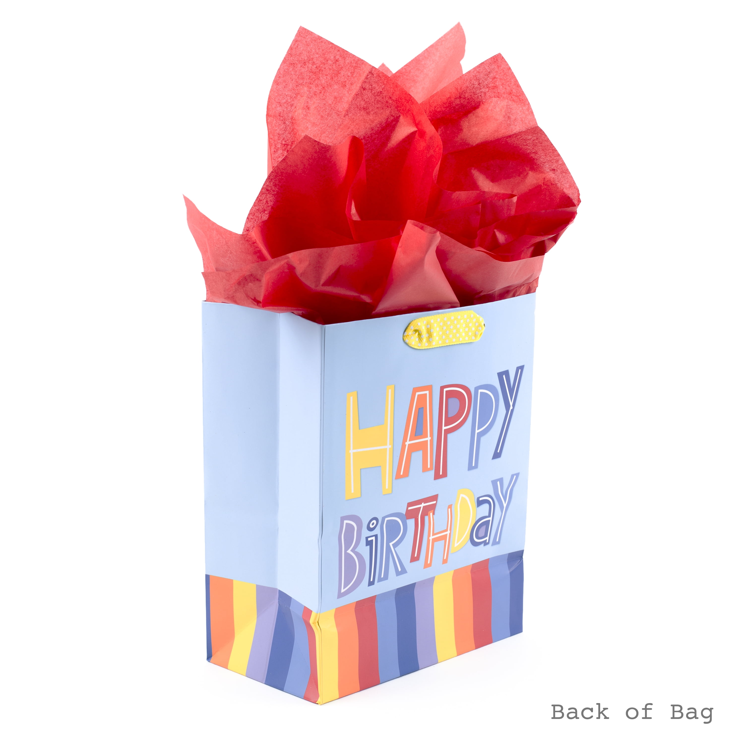 Hallmark 9 Medium Gift Bag with Tissue Paper for Birthdays (Happy Bday)