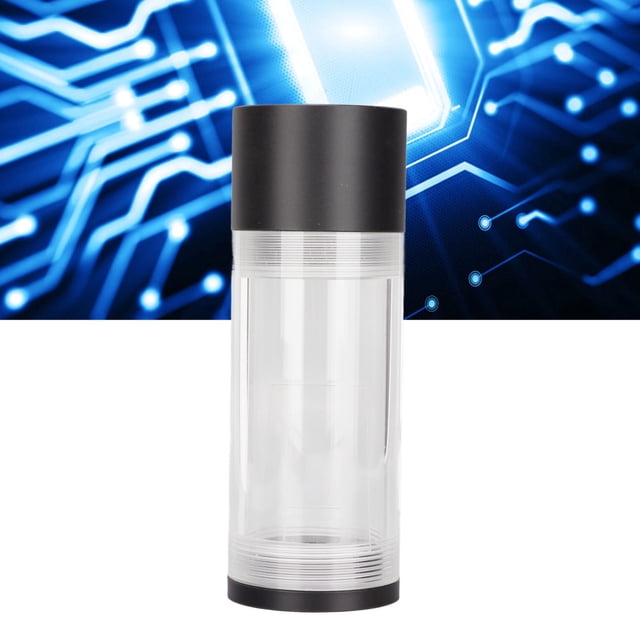Depósito De Refrigeración Por Agua, Longitud 14cm, 4 Orificios, Diámetro 50mm, Mecanizado CNC, Rosca G1/4, Tanque De Refrigeración Por Agua Acrílico Para PC