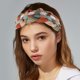 thumbnail image 2 of Unique Bargains - Diadema con nudo de tul con perlas ostentosas para mujer, color verde y naranja, 1,18 pulgadas de ancho, 1 pieza, 2 of 7