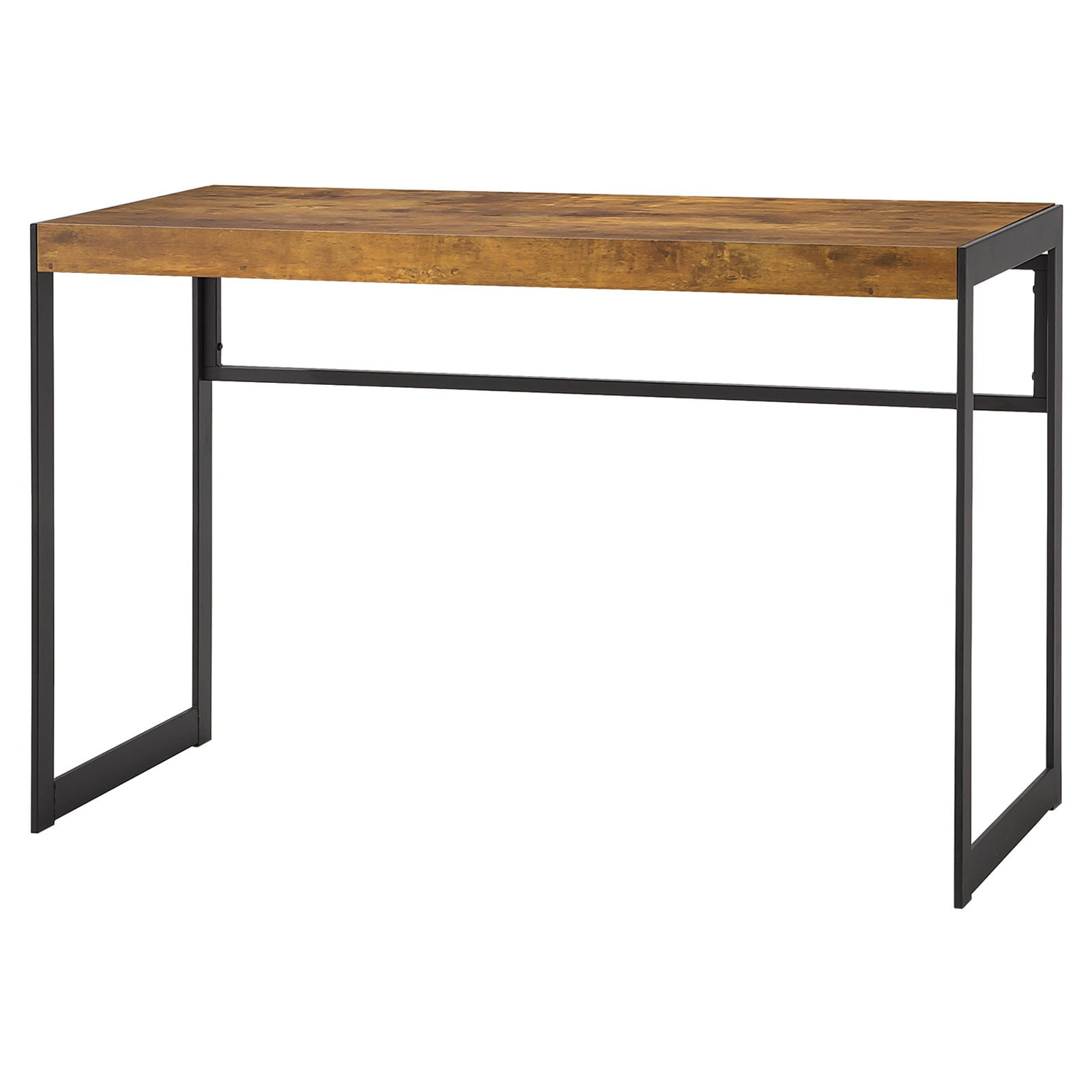 Coaster Company Writing Desk Antique Nutmeg Metal Com