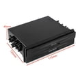 thumbnail image 4 of 2X Car Auto Single Din Radio Pocket, Universal Cd Radio Pocket Drink Cup Holder Storage Box Black, 4 of 8