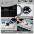 thumbnail image 5 of COEQINE Universal Car Trunk Mat All Weather Cargo Liner Floor Mat with Non-Slip Backing Scratch-proof Pet Cargo Mat Suitable for Most Car Models, Sea Turtle Beach Seashell Blue, 5 of 7