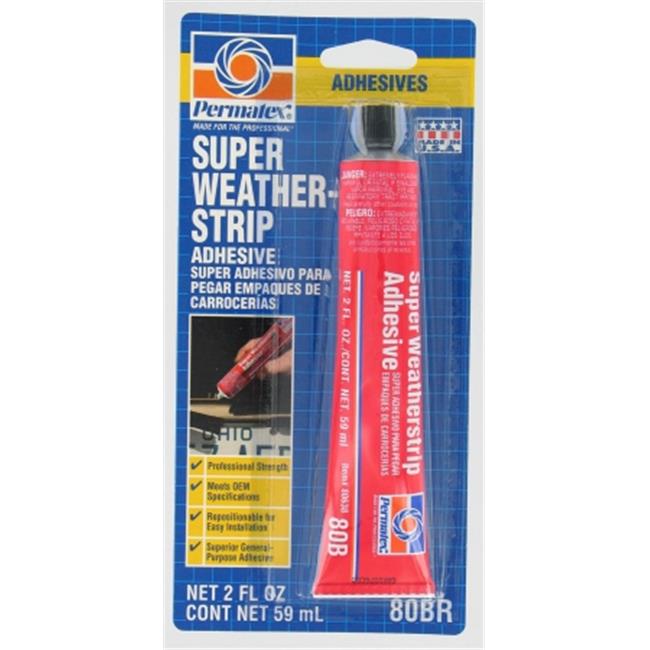 Permatex 80638 2 Oz Super WeatherStrip Adhesive
