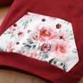 thumbnail image 4 of PatPat Baby Clothes for Girls Long-sleeve Floral Hoodie Pants and Headband Set,6-9 Months, 4 of 8