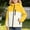 Yellow, variant on HOMBOM Girls Rain Jacket Waterproof Hiking Black Lightweight Full Zipper Colorblock with Pockets Raincoat for Little Girls Hooded Size 13-14