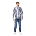 thumbnail image 4 of Camisas Hombre Cuadros Casuales Moda Regular Fit, 4 of 4