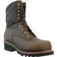 thumbnail image 2 of Chippewa Men's Sador Logger Waterproof Work Boot Composite Toe Distressed Brown 10 D(M) US, 2 of 5