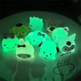 thumbnail image 2 of Llavero luminoso de anime Kawaii Hello Kitty Kuromi, colgante de mochila con brillo nocturno, accesorio de dibujos animados, regalo para niños, 2 of 6