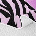 thumbnail image 5 of Erosebridal Cute Bowtie Quilt Full,Fashion Women Zebra Line Print Full Bedspread Sets For Girls Kids,3 Pieces, 5 of 7