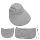 thumbnail image 2 of Juego De Sombrero De Protección Solar Con Protección UV, Cubierta De Protector Solar De Cara Grande Para Ciclismo Al Aire, Pesca, Caminata Con Borde Anchos, Diseño, 2 of 7