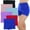6 Pack: Wild Garden, variant on Women's 6 Pack Control Shaping Booty Shorts Boyshorts Seamless Underwear