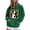 Green, variant on Wensltd Women's Casual Lightweight Hoodies with Pockets Long Sleeve Sweatshirts Loose Pullovers