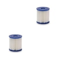 thumbnail image 1 of ZLight Recharge de Filtre de Piscine Gonflable en Polyester Portable pour Spa et Jacuzzi, Filtres de Pompe, Réparation, Entretien, Pièces de Remplacement, Type I, Ensemble de 2, 1 of 6