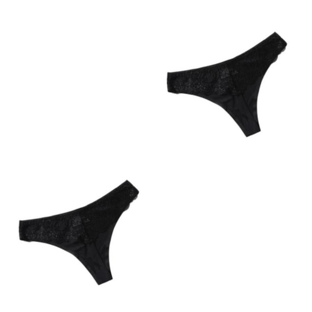 Sonducket Bragas de tiro bajo Tanga Ropa interior de mujer Tanga Braguitas sin costuras Diseño de encaje Atractivo Accesorio para citas Type2 NO2