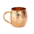 thumbnail image 4 of Indian Art Villa Round Moscow Mule Mug - 18 oz, Pure Copper, Hammered Shine Finish (Pack of 2), 4 of 5