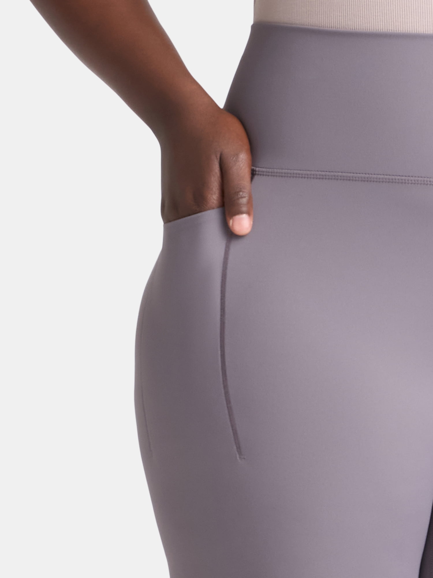Avia Women's and Women's Plus SoftSculpt High Rise Leggings 27" with Pockets, Sizes XS-4X